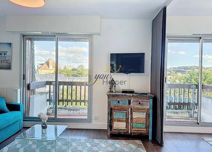 L'escale Bleue Apartament *